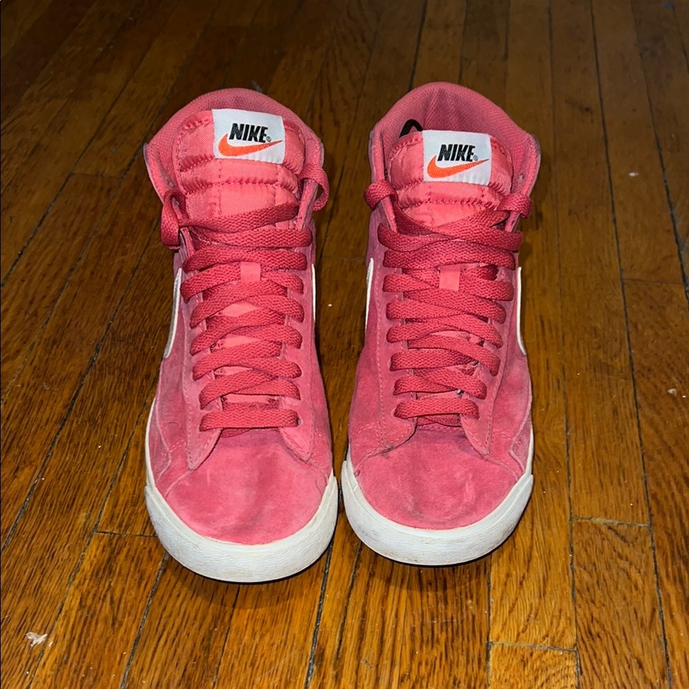 Nike Pink High-Top Sneakers